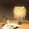 Bedside Lamp Modern Feather Desk Night Light Table Lamp For Bedroom Decor 110V